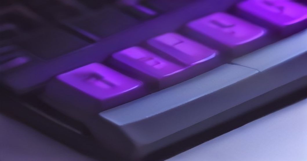 기계식 키보드 키캡 클로즈업